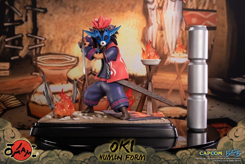 Okami Statue Oki (Human Form) 38cm - Scale Statue - First 4 Figures - Hobby Figures UK