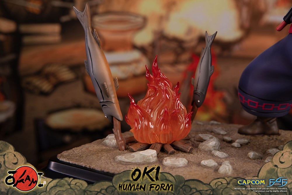 Okami Statue Oki (Human Form) 38cm - Scale Statue - First 4 Figures - Hobby Figures UK