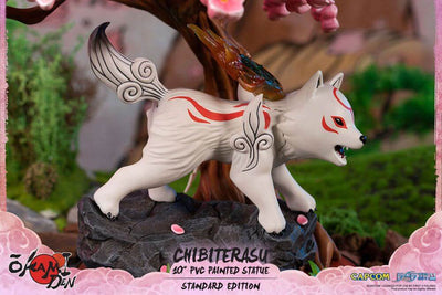 Okamiden PVC Statue Figure Chibiterasu 24cm - Scale Statue - First 4 Figures - Hobby Figures UK