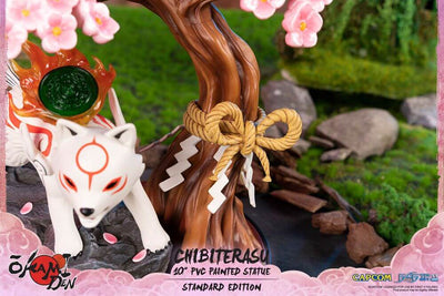 Okamiden PVC Statue Figure Chibiterasu 24cm - Scale Statue - First 4 Figures - Hobby Figures UK