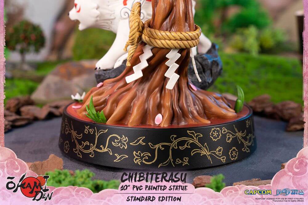 Okamiden PVC Statue Figure Chibiterasu 24cm - Scale Statue - First 4 Figures - Hobby Figures UK