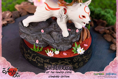 Okamiden PVC Statue Figure Chibiterasu 24cm - Scale Statue - First 4 Figures - Hobby Figures UK