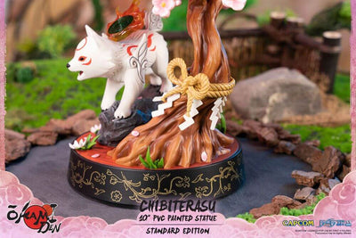 Okamiden PVC Statue Figure Chibiterasu 24cm - Scale Statue - First 4 Figures - Hobby Figures UK