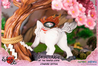 Okamiden PVC Statue Figure Chibiterasu 24cm - Scale Statue - First 4 Figures - Hobby Figures UK