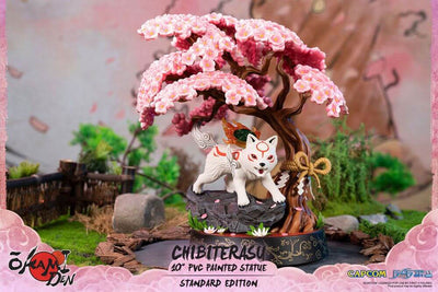 Okamiden PVC Statue Figure Chibiterasu 24cm - Scale Statue - First 4 Figures - Hobby Figures UK