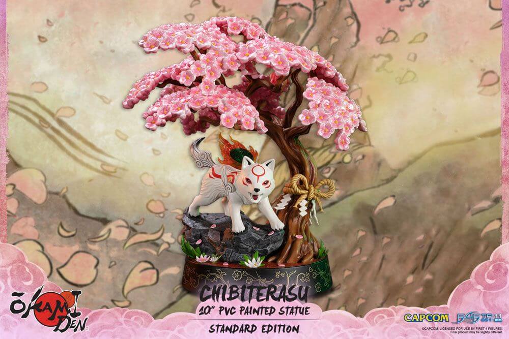 Okamiden PVC Statue Figure Chibiterasu 24cm - Scale Statue - First 4 Figures - Hobby Figures UK