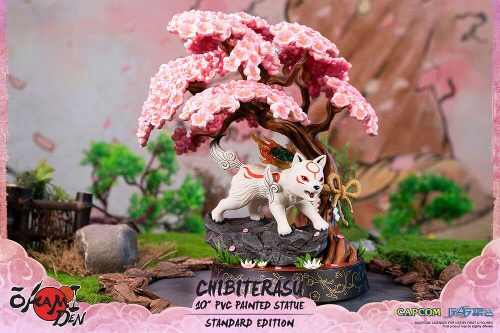 Okamiden PVC Statue Figure Chibiterasu 24cm - Scale Statue - First 4 Figures - Hobby Figures UK