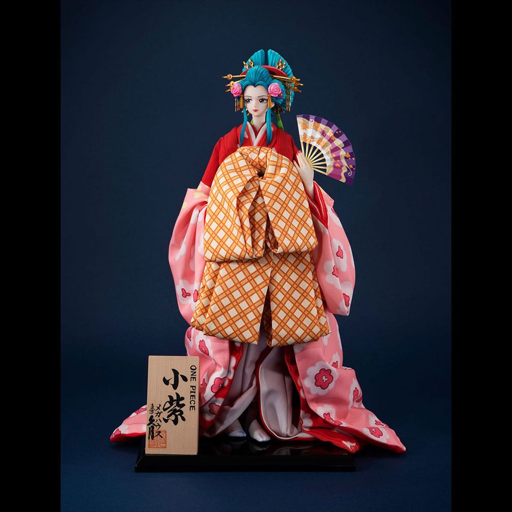 One Piece Kyugetsu x MegaHouse PVC Statue 1/4 Japanese Doll Komurasaki 55cm