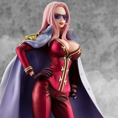 One Piece P.O.P PVC Statue Black Cage Hina Limited Edition 23cm - Scale Statue - Megahouse - Hobby Figures UK