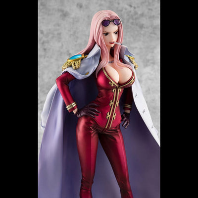 One Piece P.O.P PVC Statue Black Cage Hina Limited Edition 23cm - Scale Statue - Megahouse - Hobby Figures UK