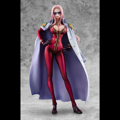 One Piece P.O.P PVC Statue Black Cage Hina Limited Edition 23cm - Scale Statue - Megahouse - Hobby Figures UK