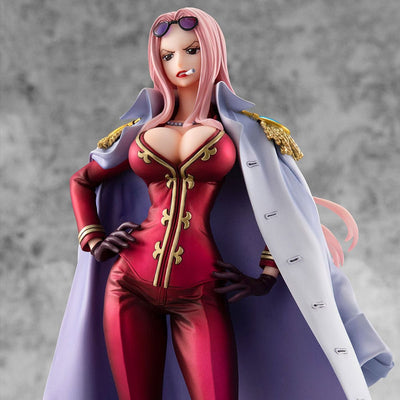 One Piece P.O.P PVC Statue Black Cage Hina Limited Edition 23cm - Scale Statue - Megahouse - Hobby Figures UK