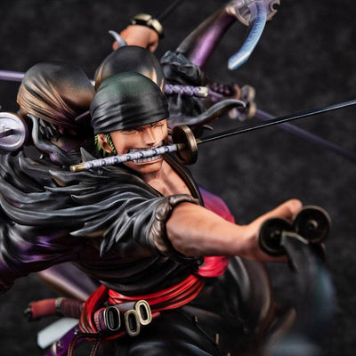 One Piece Excellent Model P.O.P PVC Statue SA-Maximum Roronoa Zoro Ver. Demon Spirit Kyuutouryuu Asura 17cm - Scale Statue - Megahouse - Hobby Figures UK