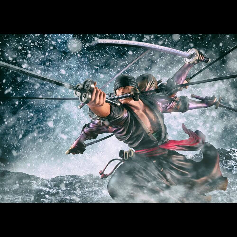 One Piece Excellent Model P.O.P PVC Statue SA-Maximum Roronoa Zoro Ver. Demon Spirit Kyuutouryuu Asura 17cm - Scale Statue - Megahouse - Hobby Figures UK