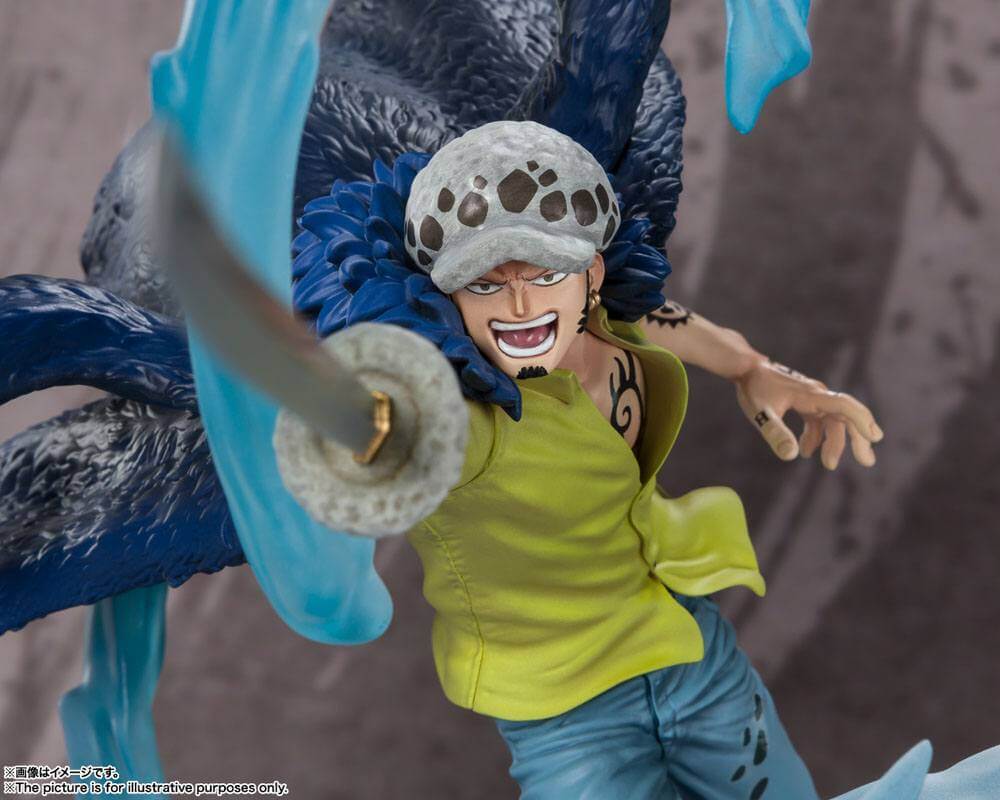 One Piece FiguartsZERO PVC Statue Extra Battle Trafalgar Law Battle of Monsters on Onigashima 24cm - Scale Statue - Bandai Tamashii Nations - Hobby Figures UK