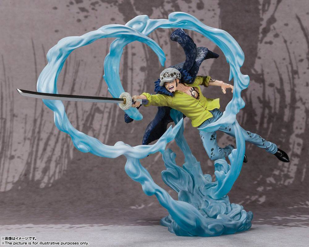 One Piece FiguartsZERO PVC Statue Extra Battle Trafalgar Law Battle of Monsters on Onigashima 24cm - Scale Statue - Bandai Tamashii Nations - Hobby Figures UK