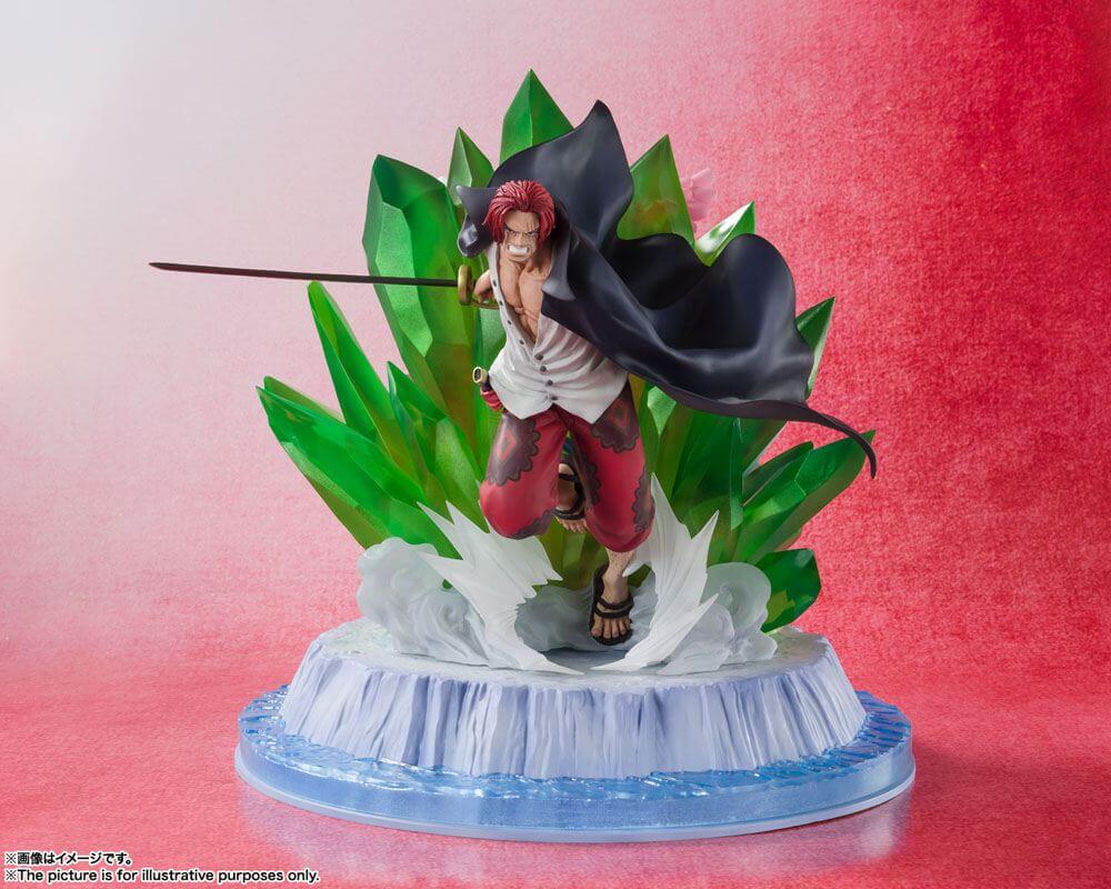 One Piece Film: Red FiguartsZERO PVC Statue (Extra Battle) Shanks & Uta 24cm - Scale Statue - Bandai Tamashii Nations - Hobby Figures UK