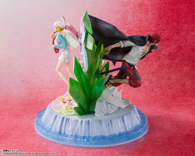 One Piece Film: Red FiguartsZERO PVC Statue (Extra Battle) Shanks & Uta 24cm - Scale Statue - Bandai Tamashii Nations - Hobby Figures UK
