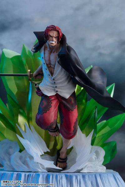 One Piece Film: Red FiguartsZERO PVC Statue (Extra Battle) Shanks & Uta 24cm - Scale Statue - Bandai Tamashii Nations - Hobby Figures UK