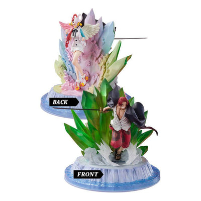 One Piece Film: Red FiguartsZERO PVC Statue (Extra Battle) Shanks & Uta 24cm - Scale Statue - Bandai Tamashii Nations - Hobby Figures UK