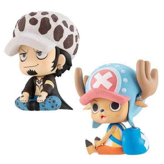 One Piece Look Up PVC Statues Trafalgar Law & Tony Tony Chopper Limited Version 11cm - Mini Figures - Megahouse - Hobby Figures UK