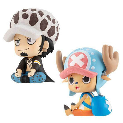 One Piece Look Up PVC Statues Trafalgar Law & Tony Tony Chopper Limited Version 11cm - Mini Figures - Megahouse - Hobby Figures UK