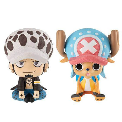 One Piece Look Up PVC Statues Trafalgar Law & Tony Tony Chopper Limited Version 11cm - Mini Figures - Megahouse - Hobby Figures UK