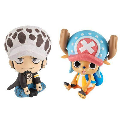 One Piece Look Up PVC Statues Trafalgar Law & Tony Tony Chopper Limited Version 11cm - Mini Figures - Megahouse - Hobby Figures UK