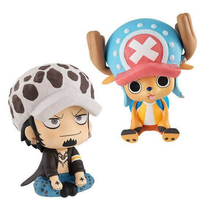 One Piece Look Up PVC Statues Trafalgar Law & Tony Tony Chopper Limited Version 11cm - Mini Figures - Megahouse - Hobby Figures UK