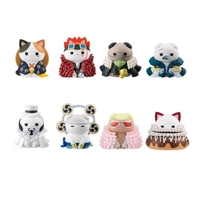One Piece Mega Cat Project Trading Figure 3cm NyanPieceNyan! Ver. Luffy with Rivals Assortment - Mini Figures - Megahouse - Hobby Figures UK
