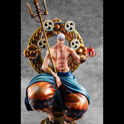 One Piece P.O.P PVC Statue Neo Maximum The only God of Skypiea Enel 34cm - Scale Statue - Megahouse - Hobby Figures UK
