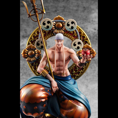 One Piece P.O.P PVC Statue Neo Maximum The only God of Skypiea Enel 34cm - Scale Statue - Megahouse - Hobby Figures UK