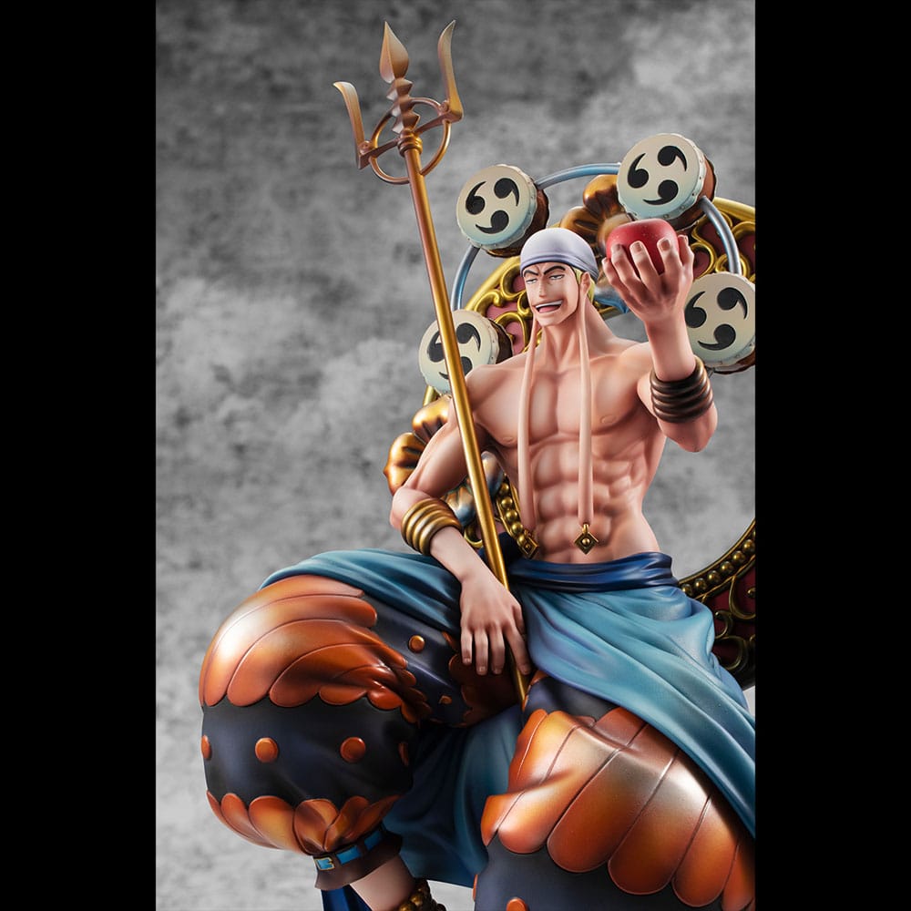 One Piece P.O.P PVC Statue Neo Maximum The only God of Skypiea Enel 34cm - Scale Statue - Megahouse - Hobby Figures UK