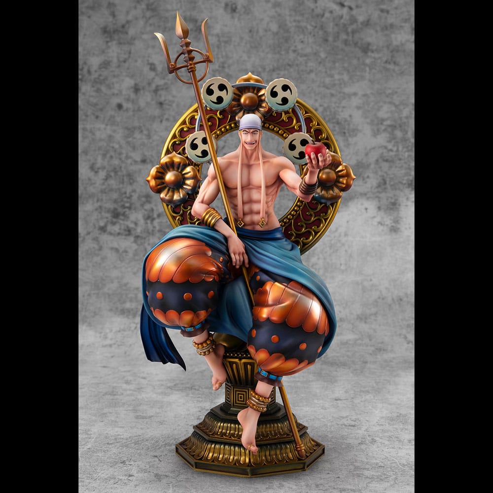One Piece P.O.P PVC Statue Neo Maximum The only God of Skypiea Enel 34cm - Scale Statue - Megahouse - Hobby Figures UK