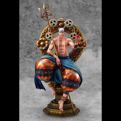 One Piece P.O.P PVC Statue Neo Maximum The only God of Skypiea Enel 34cm - Scale Statue - Megahouse - Hobby Figures UK