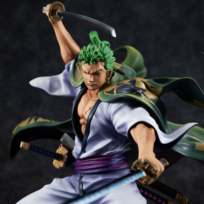 One Piece P.O.P PVC Statue Warriors Alliance Zoro Juro 22cm - Scale Statue - Megahouse - Hobby Figures UK