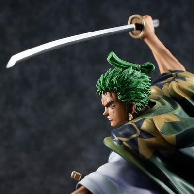 One Piece P.O.P PVC Statue Warriors Alliance Zoro Juro 22cm - Scale Statue - Megahouse - Hobby Figures UK