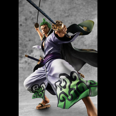 One Piece P.O.P PVC Statue Warriors Alliance Zoro Juro 22cm - Scale Statue - Megahouse - Hobby Figures UK