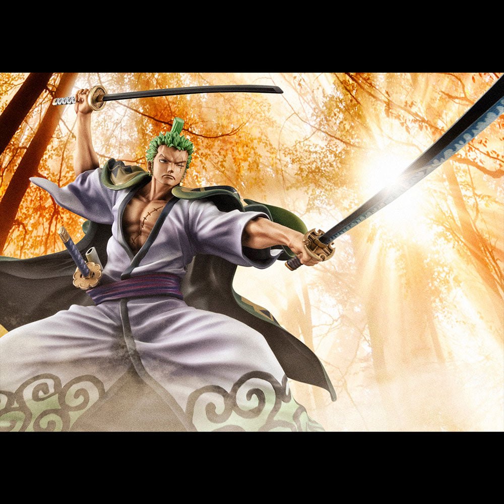 One Piece P.O.P PVC Statue Warriors Alliance Zoro Juro 22cm - Scale Statue - Megahouse - Hobby Figures UK