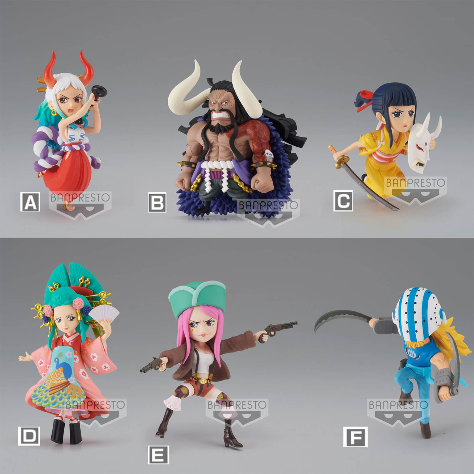 Lot 6 Figurines Banpresto One Piece - World Collectable Figure Vol.8 (Neuf)