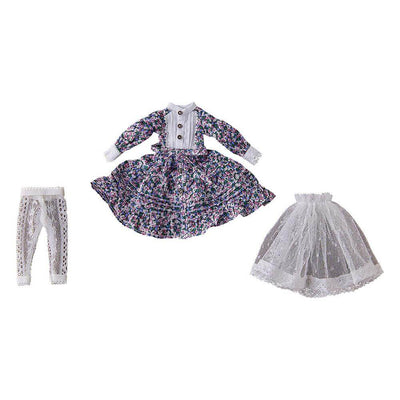 Harmonia humming Optional Parts for Harmonia humming Dolls Special Outfit Series (Flower Print Dress/Blue) Designed by SILVER BUTTERFLY - Action Figures - Good Smile Company - Hobby Figures UK