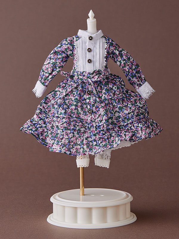 Harmonia humming Optional Parts for Harmonia humming Dolls Special Outfit Series (Flower Print Dress/Blue) Designed by SILVER BUTTERFLY - Action Figures - Good Smile Company - Hobby Figures UK