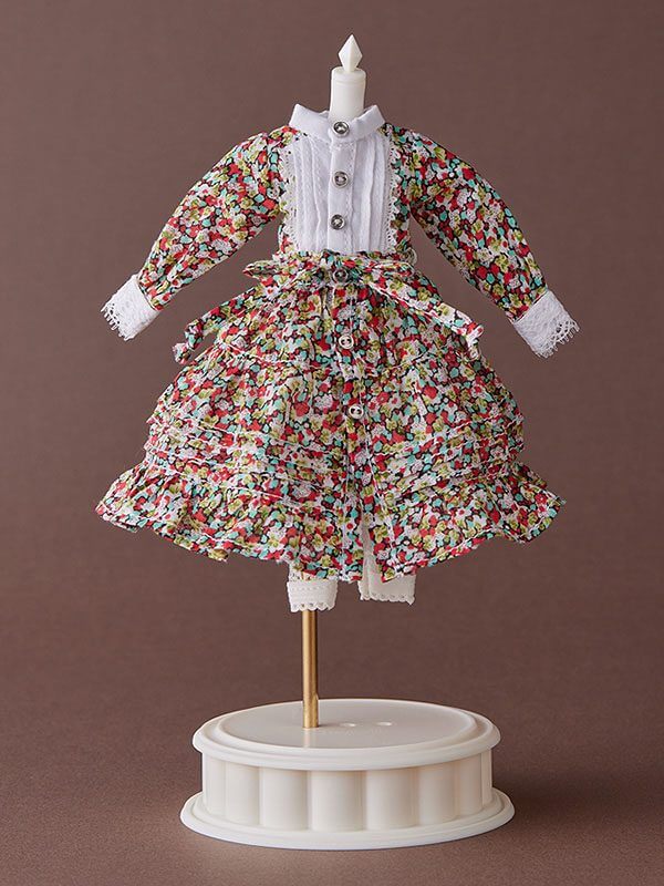 Harmonia humming Optional Parts for Harmonia humming Dolls Special Outfit Series (Flower Print Dress/Red) Designed by SILVER BUTTERFLY - Action Figures - Good Smile Company - Hobby Figures UK