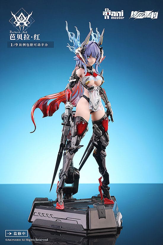 Original Character Plastic Model Kit Alloy Articulated Assemblable Model Thunderbolt-Barbera Red 21cm - Model Kit - AniMester - Hobby Figures UK