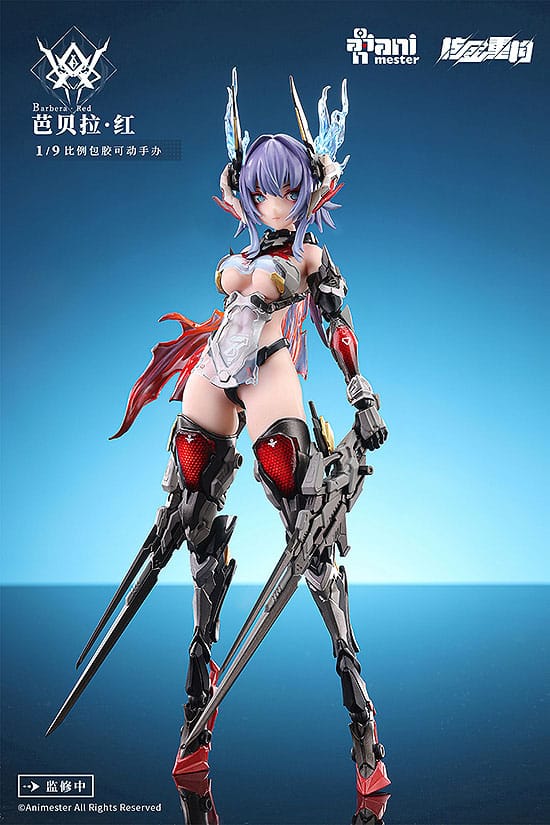 Original Character Plastic Model Kit Alloy Articulated Assemblable Model Thunderbolt-Barbera Red 21cm - Model Kit - AniMester - Hobby Figures UK