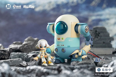 Original Character Plastic Model Kit Alloy Articulated Assemblable Model Topupu Robot 12cm - Model Kit - AniMester - Hobby Figures UK