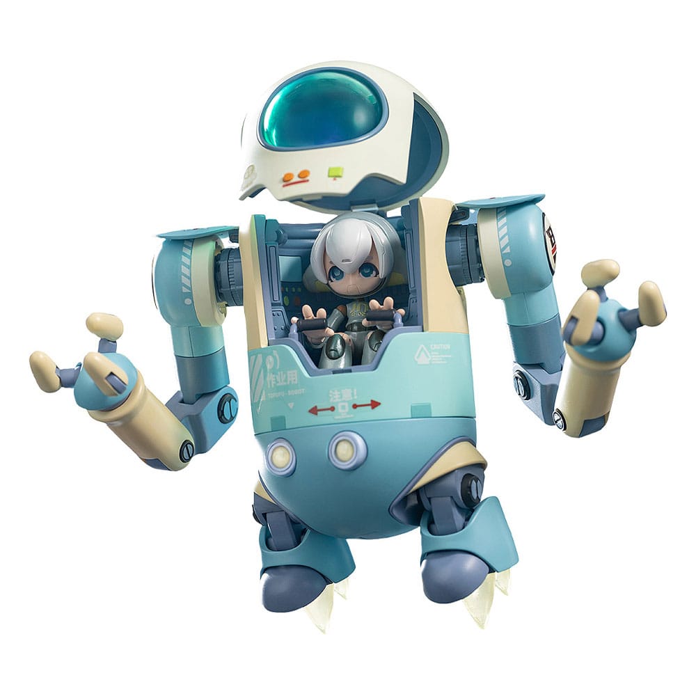 Original Character Plastic Model Kit Alloy Articulated Assemblable Model Topupu Robot 12cm - Model Kit - AniMester - Hobby Figures UK