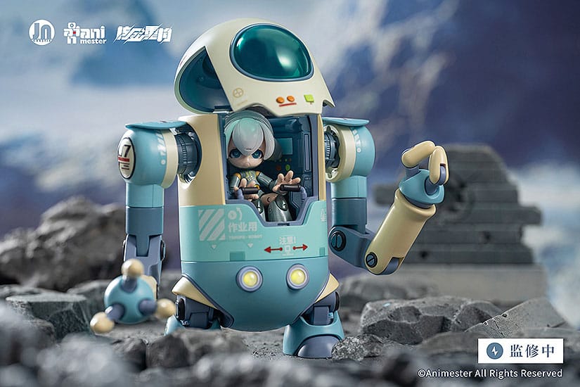 Original Character Plastic Model Kit Alloy Articulated Assemblable Model Topupu Robot 12cm - Model Kit - AniMester - Hobby Figures UK