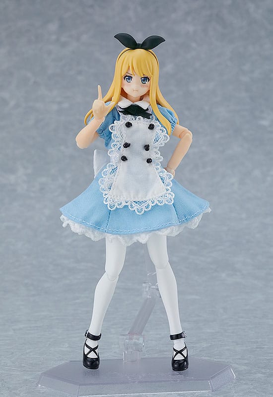 Original Character Figma Action Figure Female Body (Alice) with Dress and Apron Outfit 13cm - Action Figures - Max Factory - Hobby Figures UK