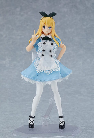 Original Character Figma Action Figure Female Body (Alice) with Dress and Apron Outfit 13cm - Action Figures - Max Factory - Hobby Figures UK